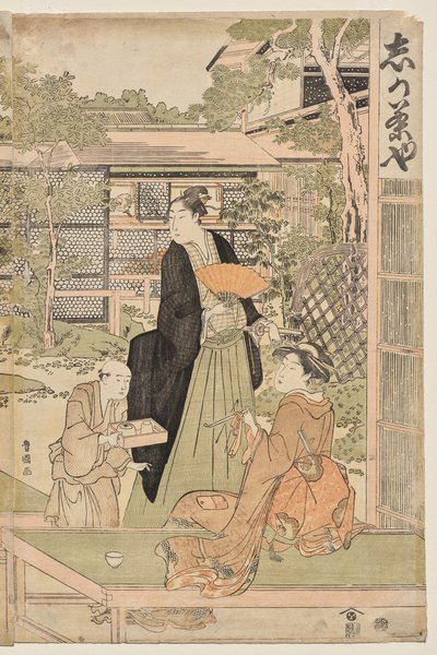 Herbaciarnia Shika autorstwa Utagawa Toyokuni