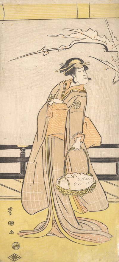 Nakayama Tomisaburo w kobiecej roli, ca. 1790-1825. autorstwa Utagawa Toyokuni I