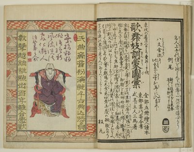 Yakusha Sangai Kyo autorstwa Utagawa Toyokuni I