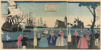 Jen gan d (kraj brytyjski) autorstwa Utagawa Yoshitora