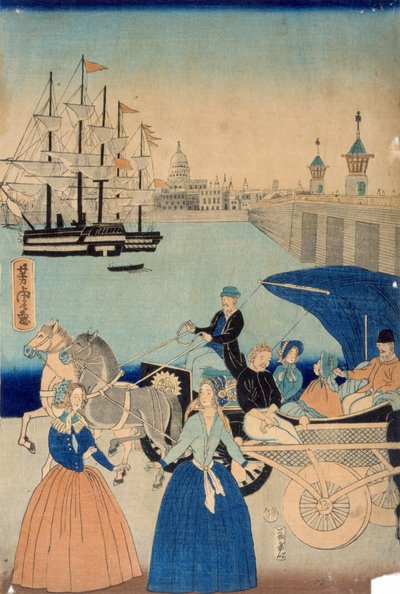 Zdjęcie: Londyn, Anglia autorstwa Utagawa Yoshitora