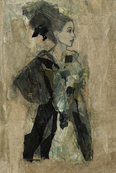 Elegancka abstrakcyjna kobieta autorstwa Ute Rathmann