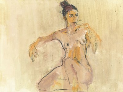 Elegancki szkic akt autorstwa Ute Rathmann