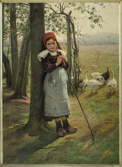 Gęsiareczka, ok. 1885 r. autorstwa Vaclav Brozik