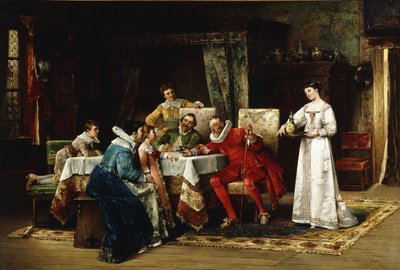 Wizytujący Wujek, autorstwa Vaclav Brozik