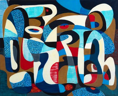 Bird Dream, 2019 (akryl na płótnie) autorstwa Vadym Vaskovsky
