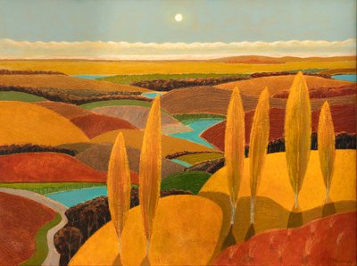 Poplar Hill In Dunes, 2023 (olej na płótnie) autorstwa Vadym Vaskovsky