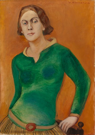 Portret Sylvi Kunnas autorstwa Väinö Kunnas