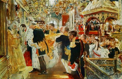 Емперор Николай Александрович autorstwa Valentin Aleksandrovich Serov
