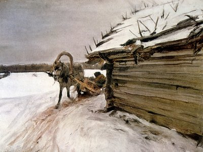 Zimą 1898 – Walentin Sierow autorstwa Valentin Aleksandrovich Serov