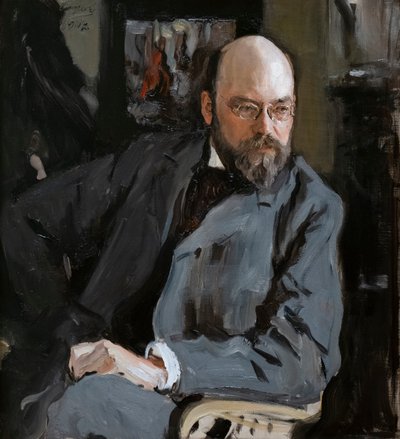 Portret Ilji Ostroukhov autorstwa Valentin Aleksandrovich Serov