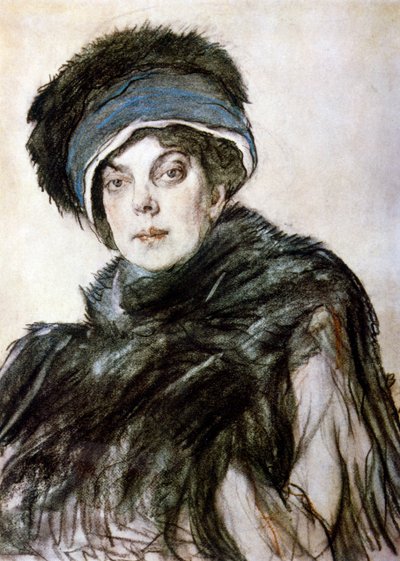Portret księżniczki Olgi Orłowej autorstwa Valentin Aleksandrovich Serov