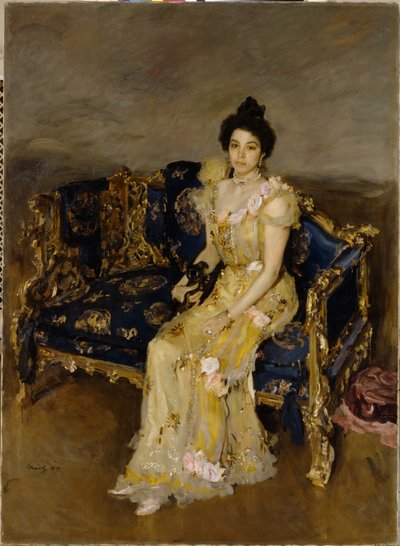 Portret Sofii Botkiny, 1899 autorstwa Valentin Aleksandrovich Serov