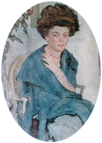 Portret OP Elena Oliwkowa, autorstwa Valentin Aleksandrovich Serov