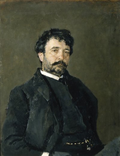 Portret śpiewaka operowego Angelo Masiniego 1844-1926, 1890 autorstwa Valentin Aleksandrovich Serov