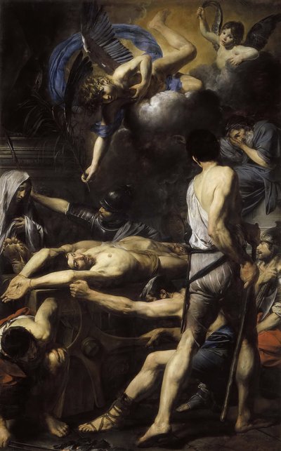 Męczeństwo świętych Processus i Martinian, 1629. autorstwa Valentin de Boullogne