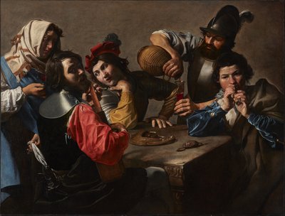 Koncert, ok. 1625 r. (olej na płótnie) autorstwa Valentin de Boulogne