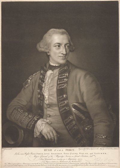 Hugh, Earl Percy autorstwa Valentine Green