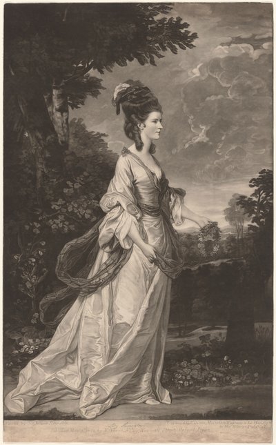 Jane, hrabina Harrington autorstwa Valentine Green