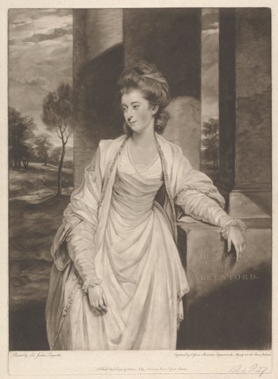 Louisa Finch (z domu Thynne), hrabina Aylesford autorstwa Valentine Green