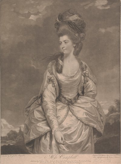Pani Sarah Campbell autorstwa Valentine Green