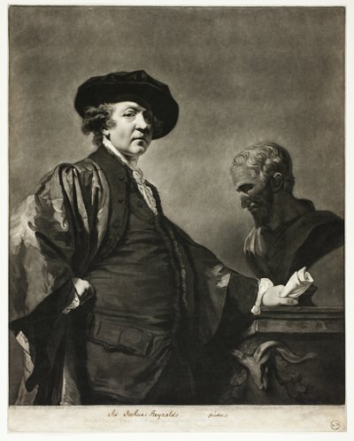 Sir Joshua Reynolds autorstwa Valentine Green