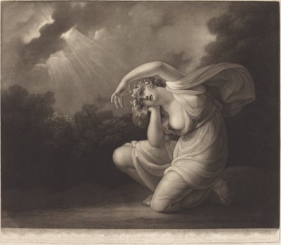 Clytie autorstwa Valentine Green after Maria Cosway