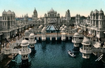 Court of Honor, Imperial International Exhibition, Londyn, 1909. autorstwa Valentine and Sons Ltd