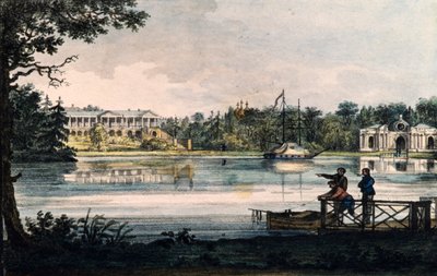 Galeria Cameron w Pałacu Katarzyny w Carskim Siole, ok. 1820 autorstwa Valerian Platonovich Langer