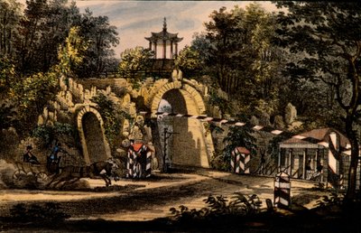 Pawilon Wielkiego Kaprysu w Parku Katarzyny w Carskim Siole, ok. 1820 autorstwa Valerian Platonovich Langer