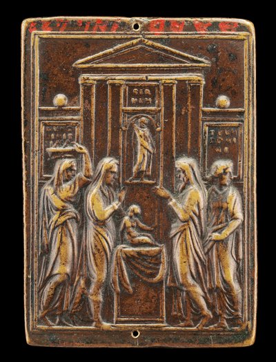 Ofiarowanie Chrystusa w świątyni [rewers], ok. n.e. 1530. autorstwa Valerio Belli
