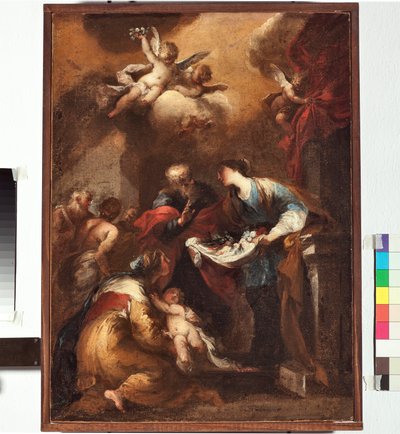 Cud św Sitha lub Citha (malarstwo autorstwa Valerio Castello
