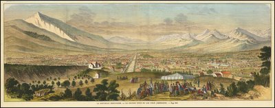 1863 widok na Salt Lake City autorstwa Various