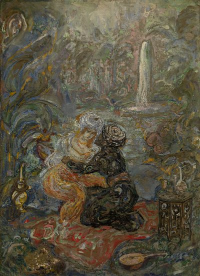Scena orientalna autorstwa Vasili Dmitrievich Millioti