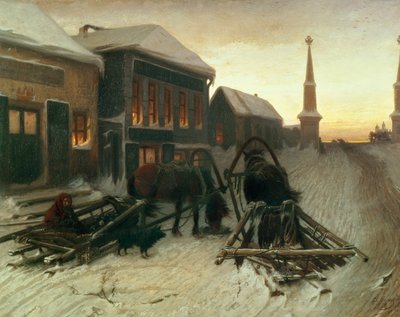 Ostatnia Karczma przy Bramie Miasta autorstwa Vasili Grigorevich Perov