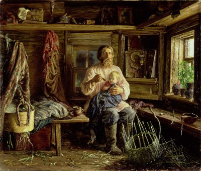 Mąż niewidomy, 1884 autorstwa Vasili Maksimovich Maksimov