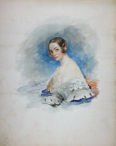 Portret księżnej Marii Iwanowny Koczubej, z domu Bariatinskaya 1818-1843, 1846 autorstwa Vasili Semenovich Sadovnikov