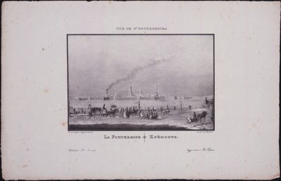 Widoki Sankt Petersburga. Twierdza Piotra i Pawła, 1833 autorstwa Vasili Semenovich Sadovnikov