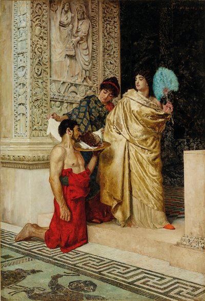 Salome otrzymuje głowę Jana Chrzciciela, 1886. autorstwa Vasili Sergeevich Smirnov
