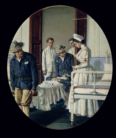 W szpitalu wojskowym autorstwa Vasili Vasilievich Vereshchagin