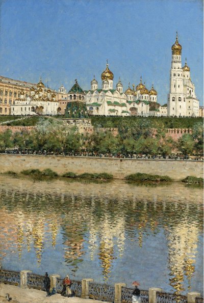 Widok na Kreml Moskiewski autorstwa Vasili Vasilievich Vereshchagin