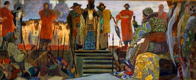 „Rozstrzelanie bojara za cara Iwana Groźnego”, 1906. autorstwa Vasili Vladimirov