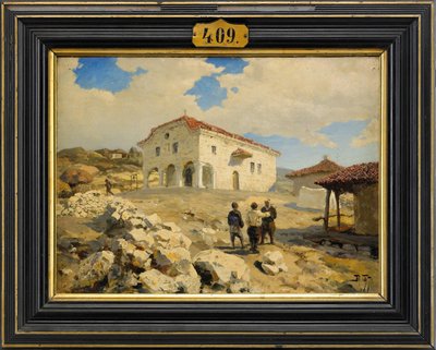 Kościół na Bałkanach, 1877 autorstwa Vasilij Dmitrievich Polenov
