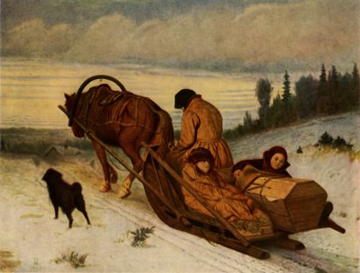„Towarzyszenie zmarłym”, 1865, 1965. autorstwa Vasily Perov
