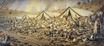 Po ataku. Plevna, 1877-1878 autorstwa Vasily Vereshchagin
