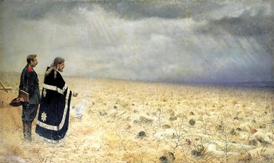 Zwycięski, Requiem, c1877-c1878 autorstwa Vasily Vereshchagin