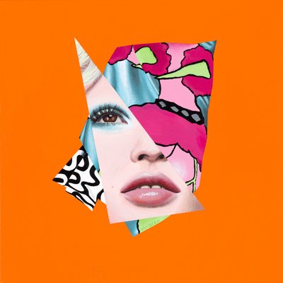 Unicorn Decadence, 2016 (akryl na płótnie) autorstwa Vaskeen Vaskeen