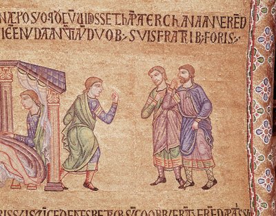 Życie Noego (szczegół mozaiki) autorstwa Veneto Byzantine School