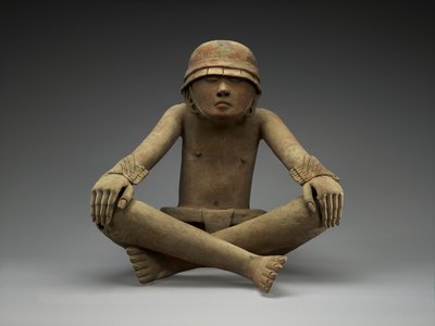 Piłkarz, 600-900 AD (ceramika) autorstwa Veracruz Veracruz