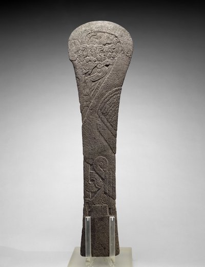 Palma z Wodnym Ptakiem, 300-1200 AD (bazalt) autorstwa Veracruz Veracruz